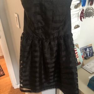 black skater dress from Nordstrom junior